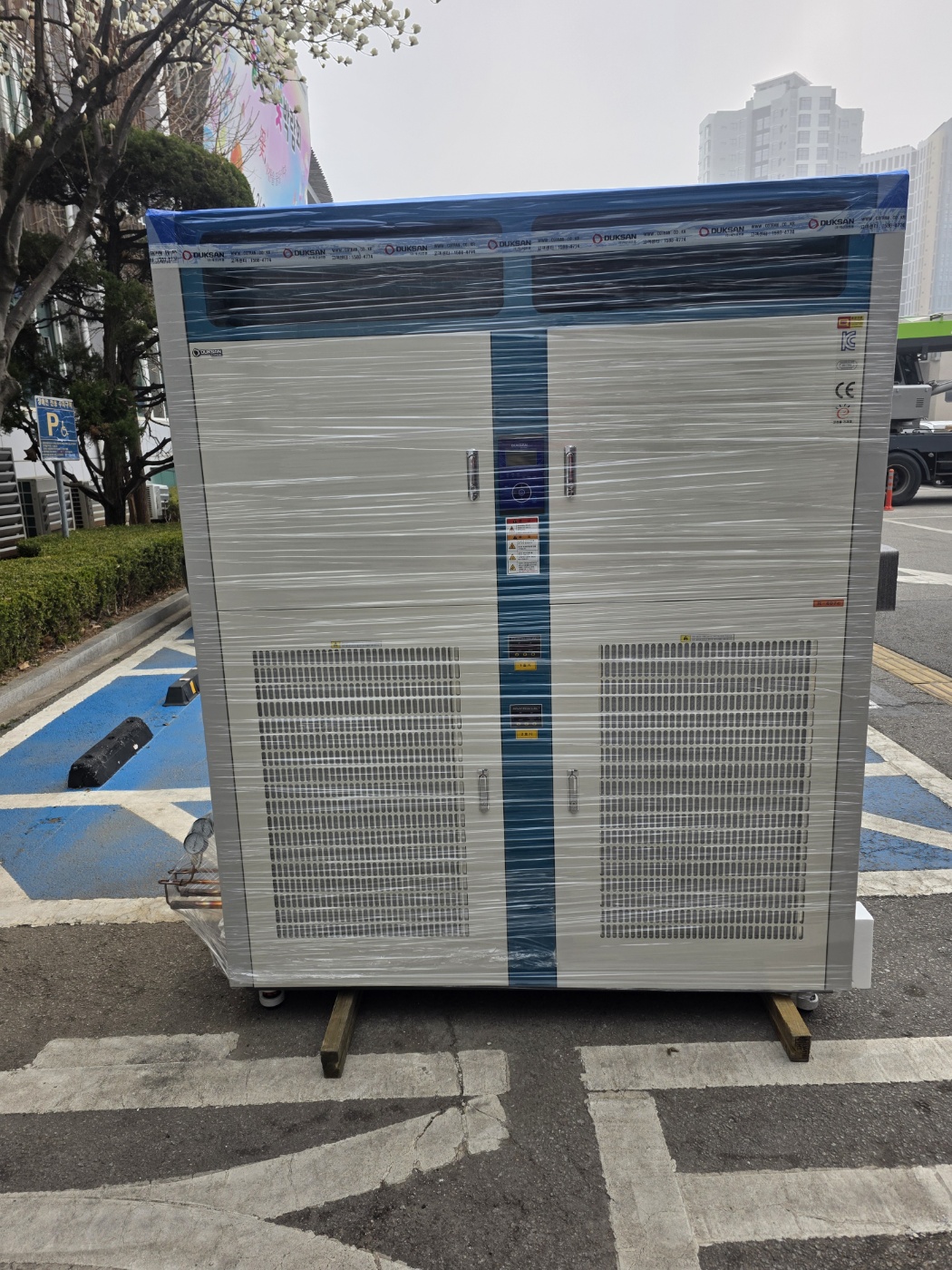 관공서 전산실 항온항습기 5RT 철거후 10RT 교체공사
