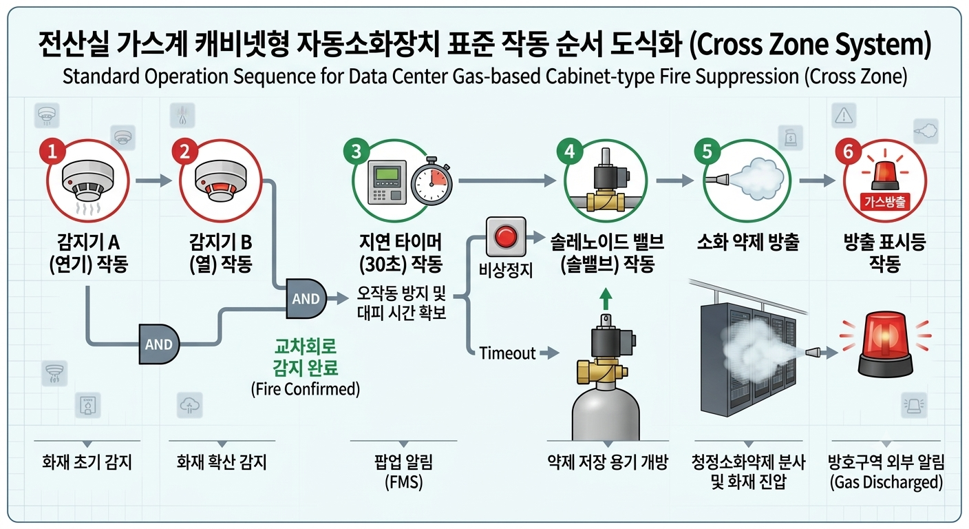 소형 전산실 캐비넷형 소화설비 유지보수 점검